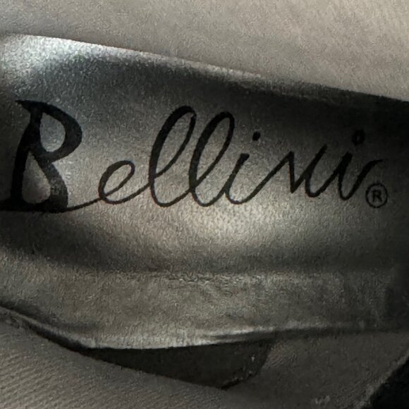 Navy Suede & Patent Bellini Boots - Picture 5 of 6